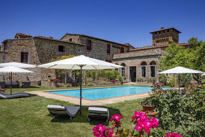 Villa per 2 persone, con Terrazza e Giardino nonché Piscina e Panorama a Impruneta