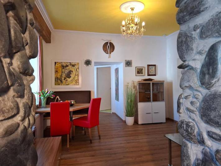 Ferienwohnung für 4 Personen, mit Ausblick und Terrasse sowie Garten, mit Haustier - 1