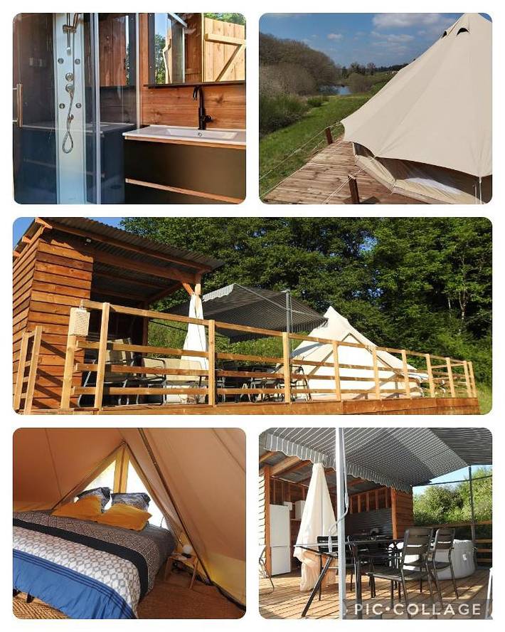 Gîte pour 4 personnes, avec jacuzzi et balcon à Savignac-Lédrier