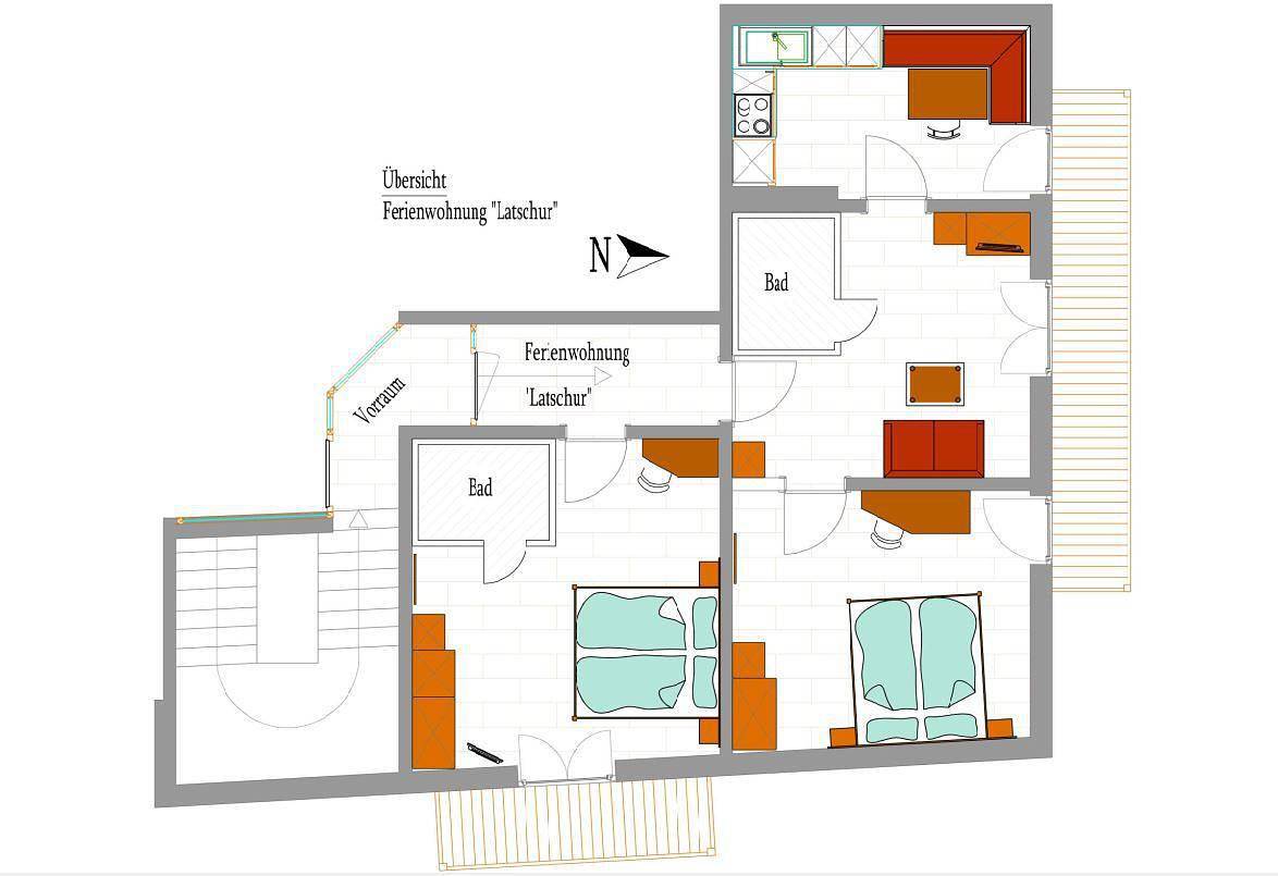 Appartement Typ Latschur in Kreuzeckgruppe, Steinfeld im Drautal