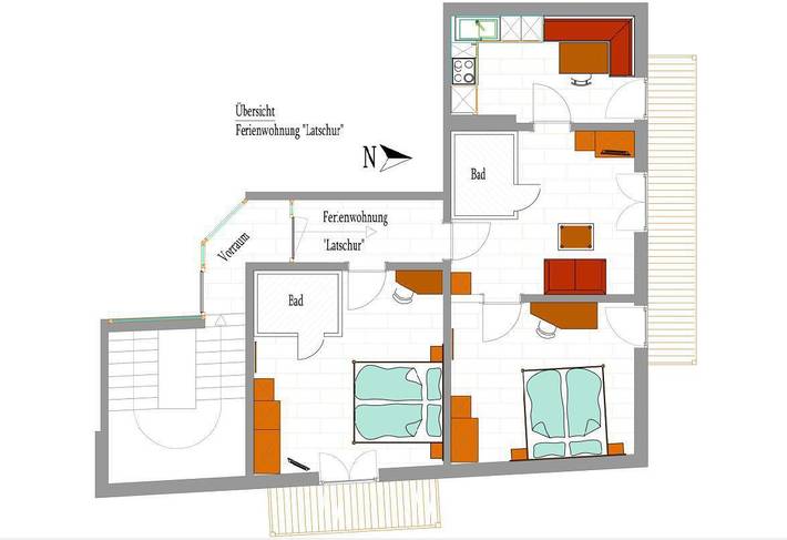 Pension für 4 Personen, mit Ausblick und Garten sowie Pool, kinderfreundlich in Kärnten - 4
