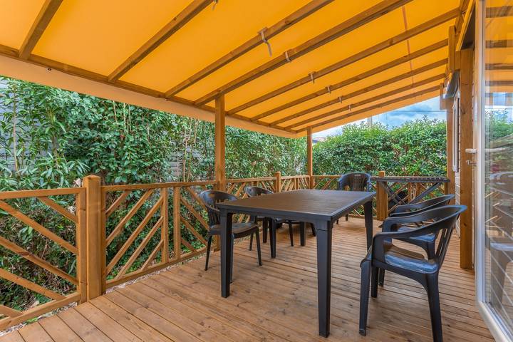Appartamento 'Mobile Home Le Montourey' con Balcone e Aria Condizionata in Frejus, Costa mediterranea (Francia)