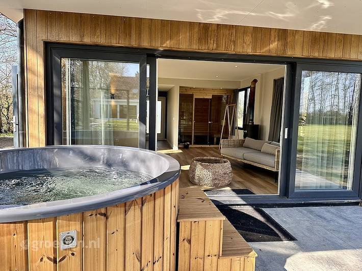 Ferienhaus für 12 Personen, mit Balkon/Terrasse und Whirlpool sowie Terrasse und Sauna in Vrouwenpolder - 3