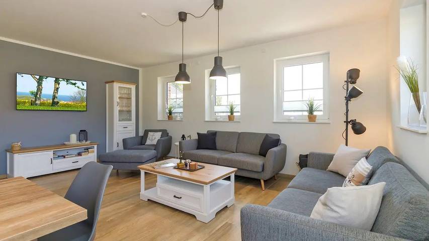 Ferienhaus für 9 Personen, mit Garten und Terrasse sowie Sauna