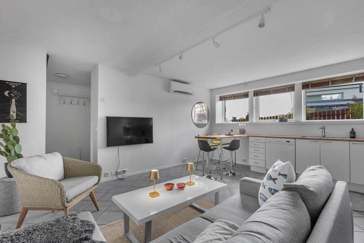 Ferieleilighet for 3 personer, med hage - 1