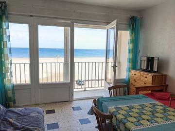 Studio pour 4 personnes, avec balcon dans l' Aude