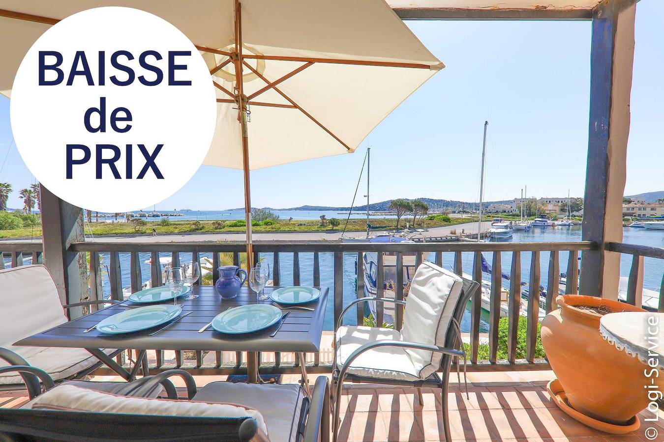 Appartement de vacances entier, Proche plage appartement 4 personnes & vue mer in Port Grimaud, Grimaud