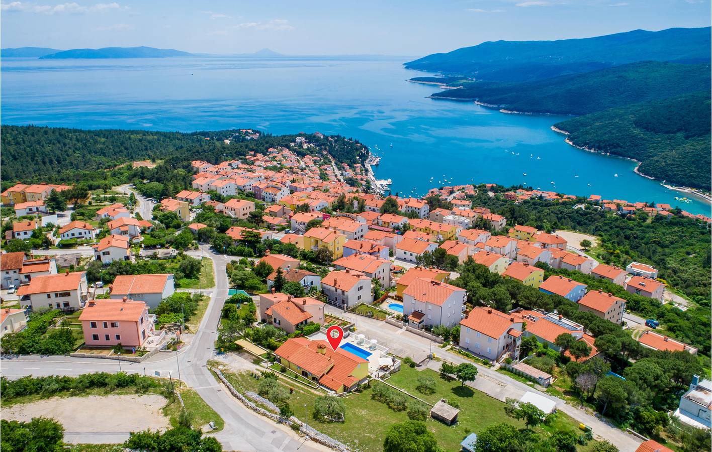 Appartement de vacances entier, Appartement de vacances pour 6 personnes avec terrasse in Rabac, Labin-Rabac