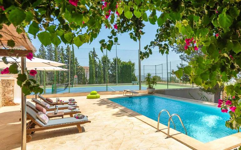 Casa rural para 6 personas, con jardín además de vistas y piscina en San Rafael de Sa Creu - 3