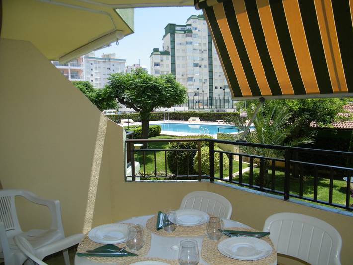 Apartamento entero, Apartamento con Aa y piscina - Familias in Playa de Gandía, Costa de Valencia