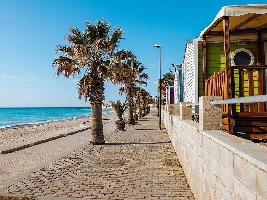 Camping Alannia Costa Dorada - Mobilheim 6 personen - Mobilheim | Comfort | 3 Zi. | 6 Pers. | Erhöhte Terrasse | Klimaanlage | Tv in Platja de l'Almadrava, Vandellòs i l'Hospitalet de l'Infant