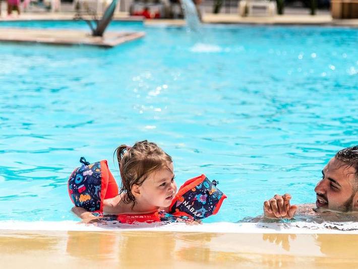 Camping Les Cottages de Perpignan - Zimmer 2 personen - Hotelformel Klimatisiert - TV in Pia, Mittelmeerküste (Frankreich)