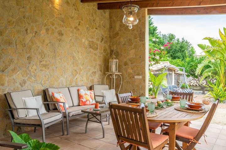 Apartamento vacacional entero, Ca Na Rosa (De Selva) - Apartamento con piscina y jardín privados cerca de las montañas. Wifi Gratis in Selva (Mallorca), Interior de Mallorca