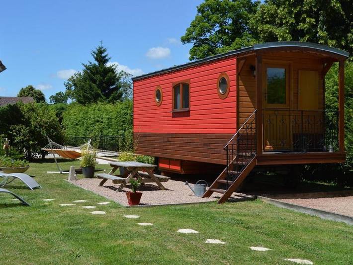 Gîte pour 5 personnes, avec Balcon et Jardin