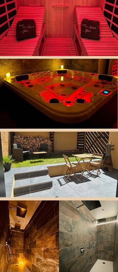 Appartement de vacances pour 2 personnes, avec jacuzzi et sauna ainsi que jardin et terrasse à Boulogne-sur-Mer