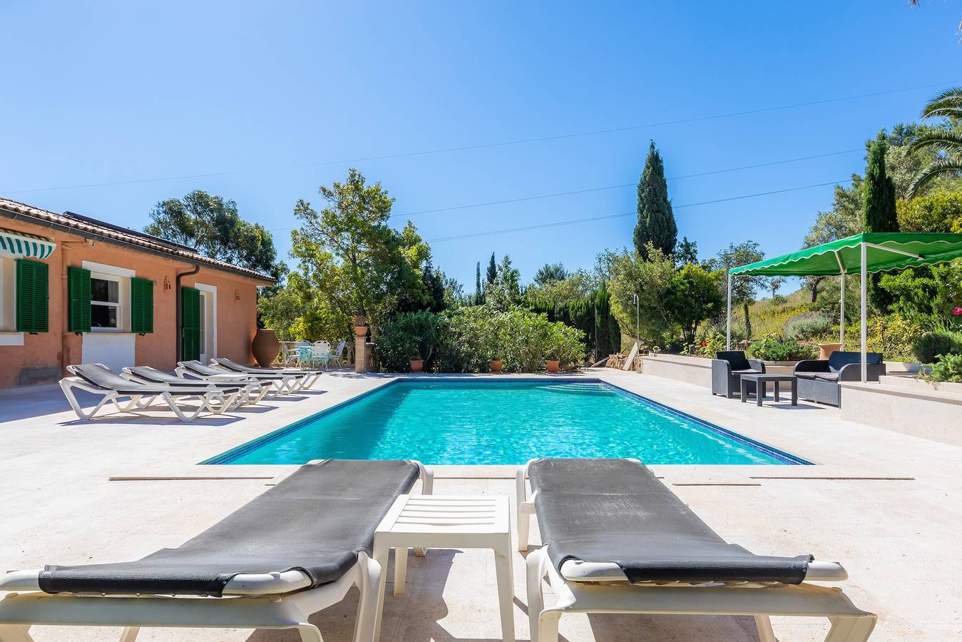 Klimatisiertes Haus "Santa María" mit Bergblick, Pool, Garten und Wlan in Artà, Mallorca Osten