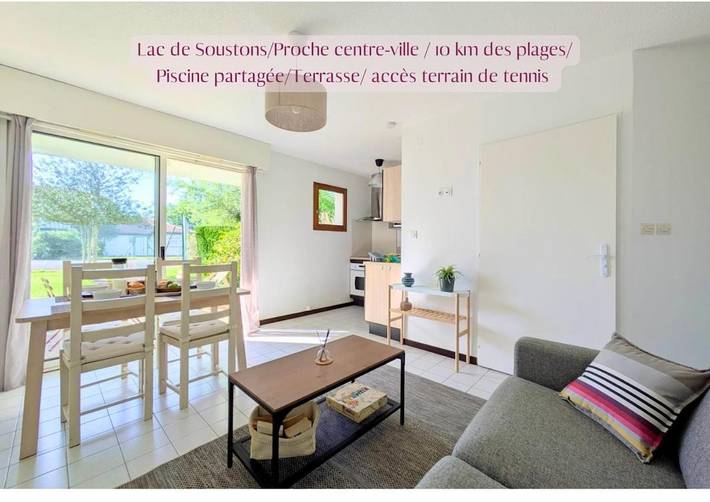 Appartement de vacances pour 2 personnes, avec piscine et terrasse
