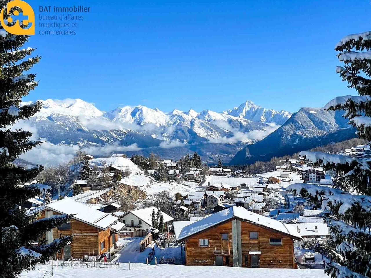 Alphina n° 39, Chalet mit Garten in Mont-Noble, Walliser Alpen