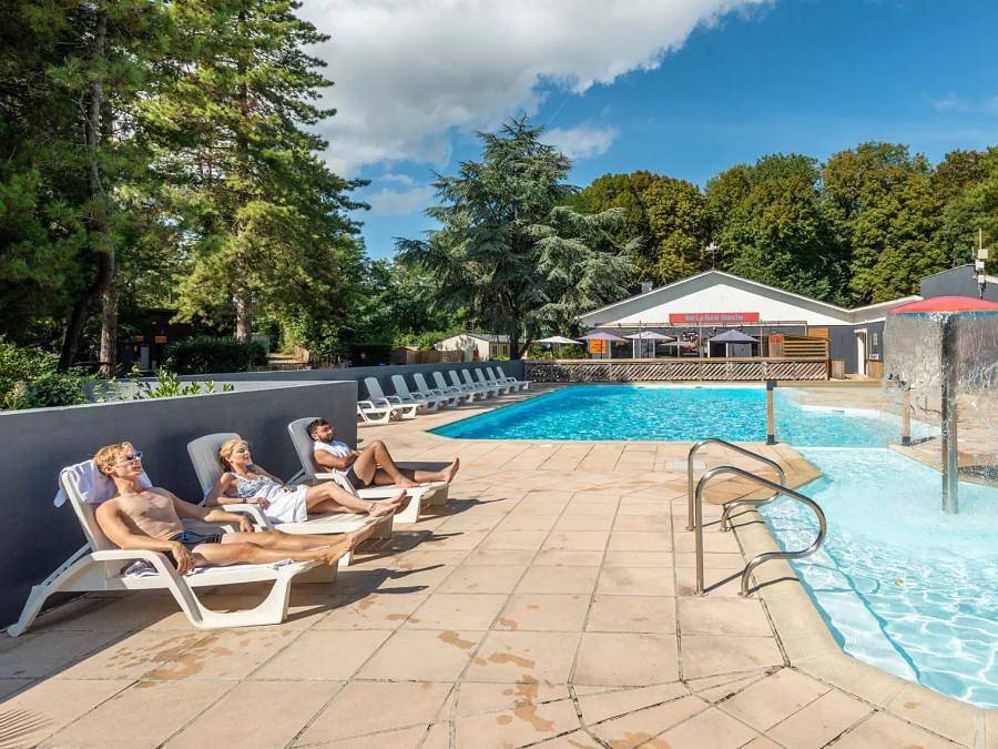 Camping La Dune Blanche - Mobilheim 6 personen - Comfort | 3 Schlafz. | 6 Pers. | Erhöhte Terrasse in Camiers, Montreuil und Umgebung