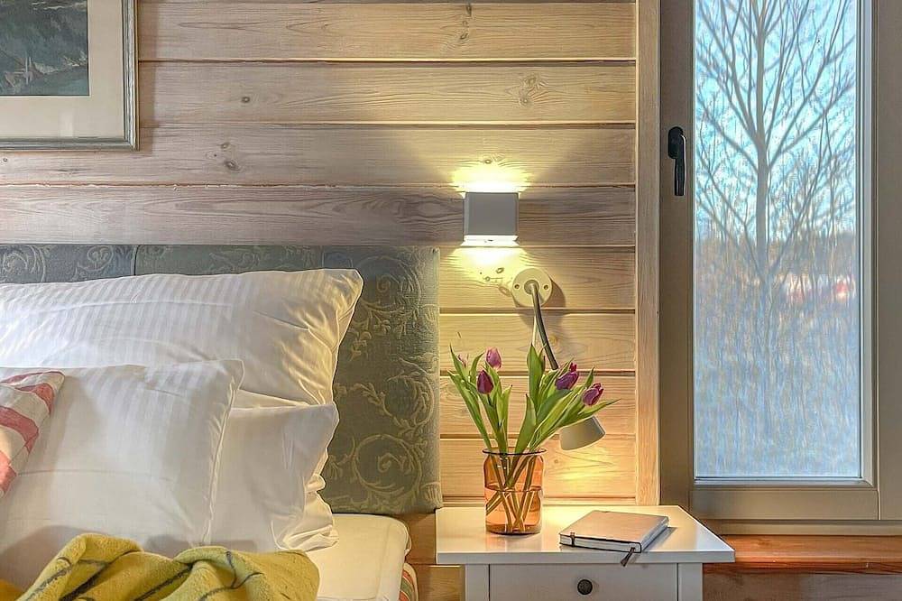 Traumhaff® Urlaub wie zu Zeiten der Bootsmänner, privates Nordicspa, Boot, Kamin in Rieth am See, Luckow