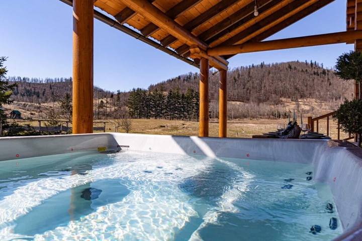 Ferienhaus für 6 Personen, mit Balkon/Terrasse, mit Haustier