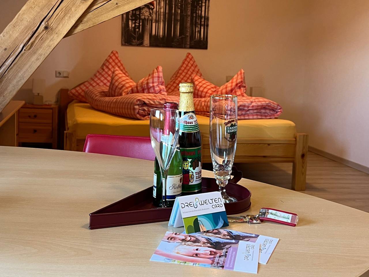 Ganzes Studio, Einzimmerapartment 'Apartment Schweizblick, 35 Qm' mit Gemeinschaftsgarten und Wlan in Görwihl, Südschwarzwald