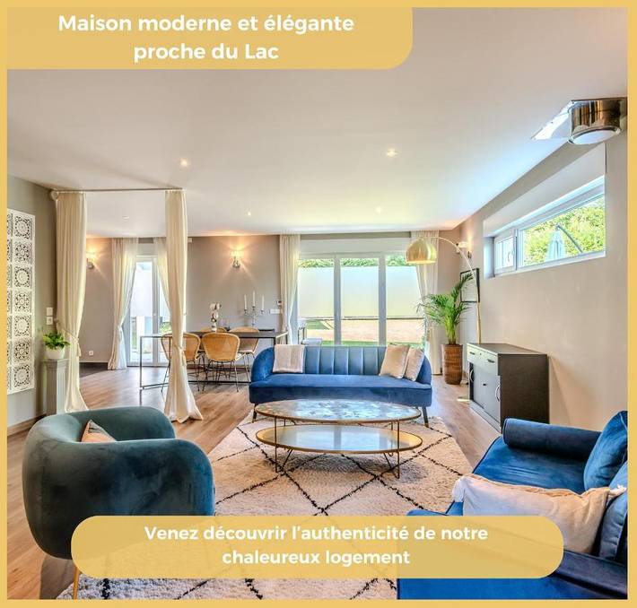 Cottage pour 8 personnes, avec vue sur le lac et terrasse ainsi que vue et jardin à Chens-sur-Léman