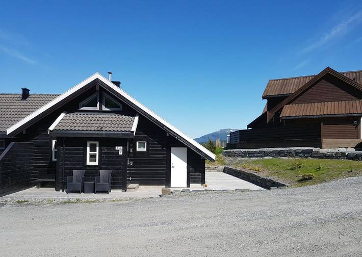 Ferienhaus für 6 Personen, mit Seeblick und Ausblick sowie Garten