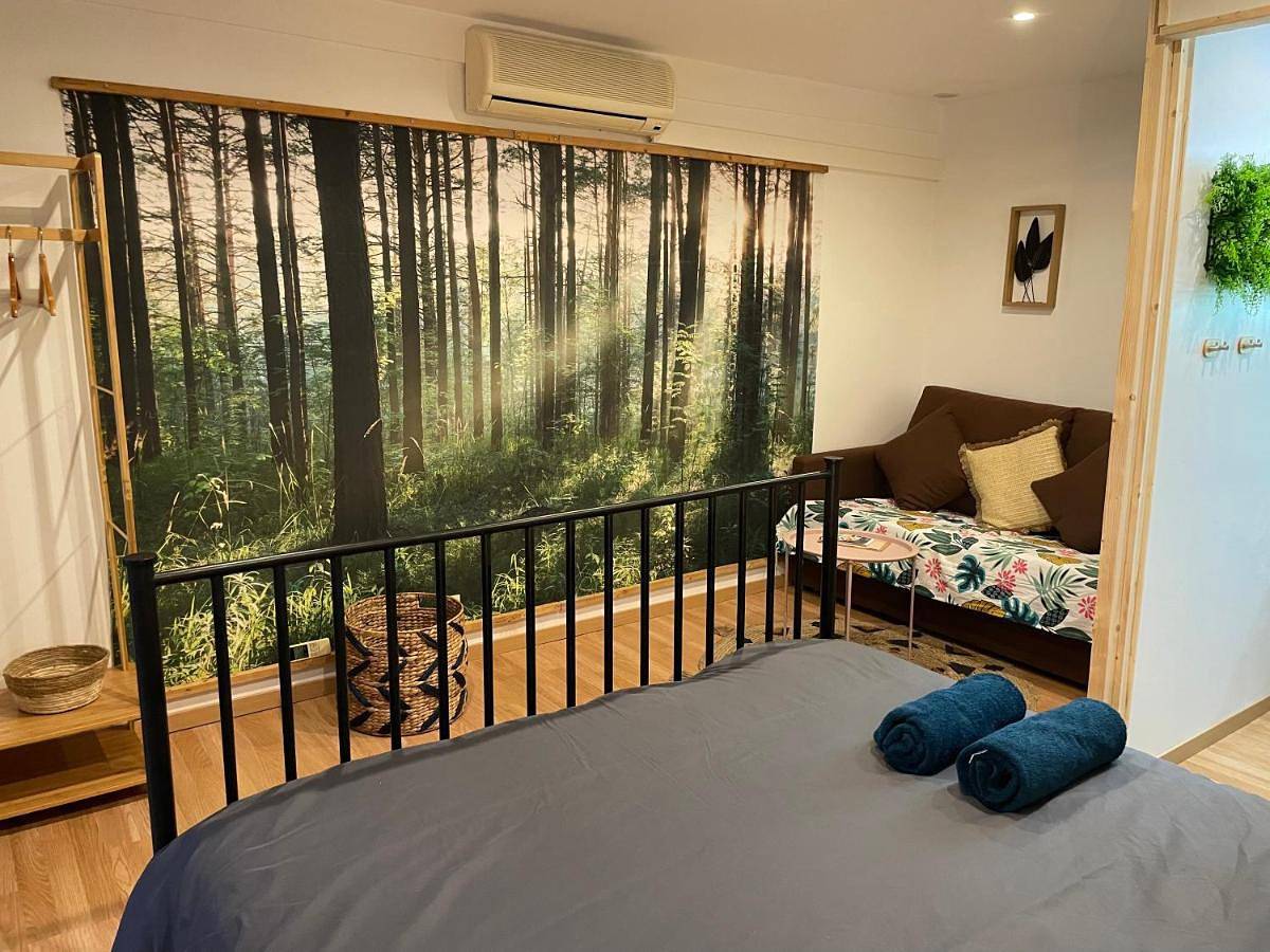Triple Room with Garden View in Linxe, Côte d’Argent