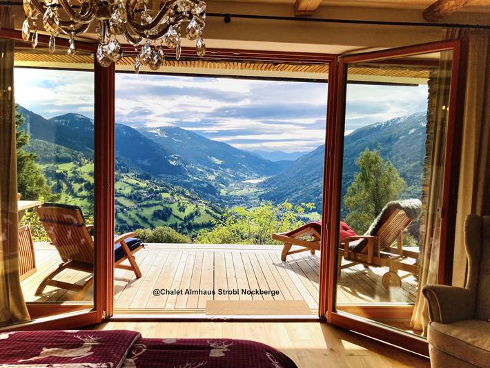Chalet für 2 Personen, mit Terrasse und Garten sowie Sauna und Seeblick