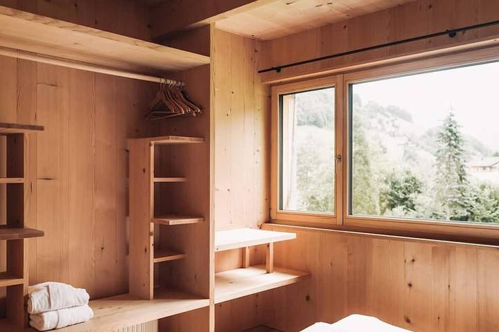 Blockhütte für 8 Personen, mit Balkon und Garten sowie Sauna in Mellau - 3