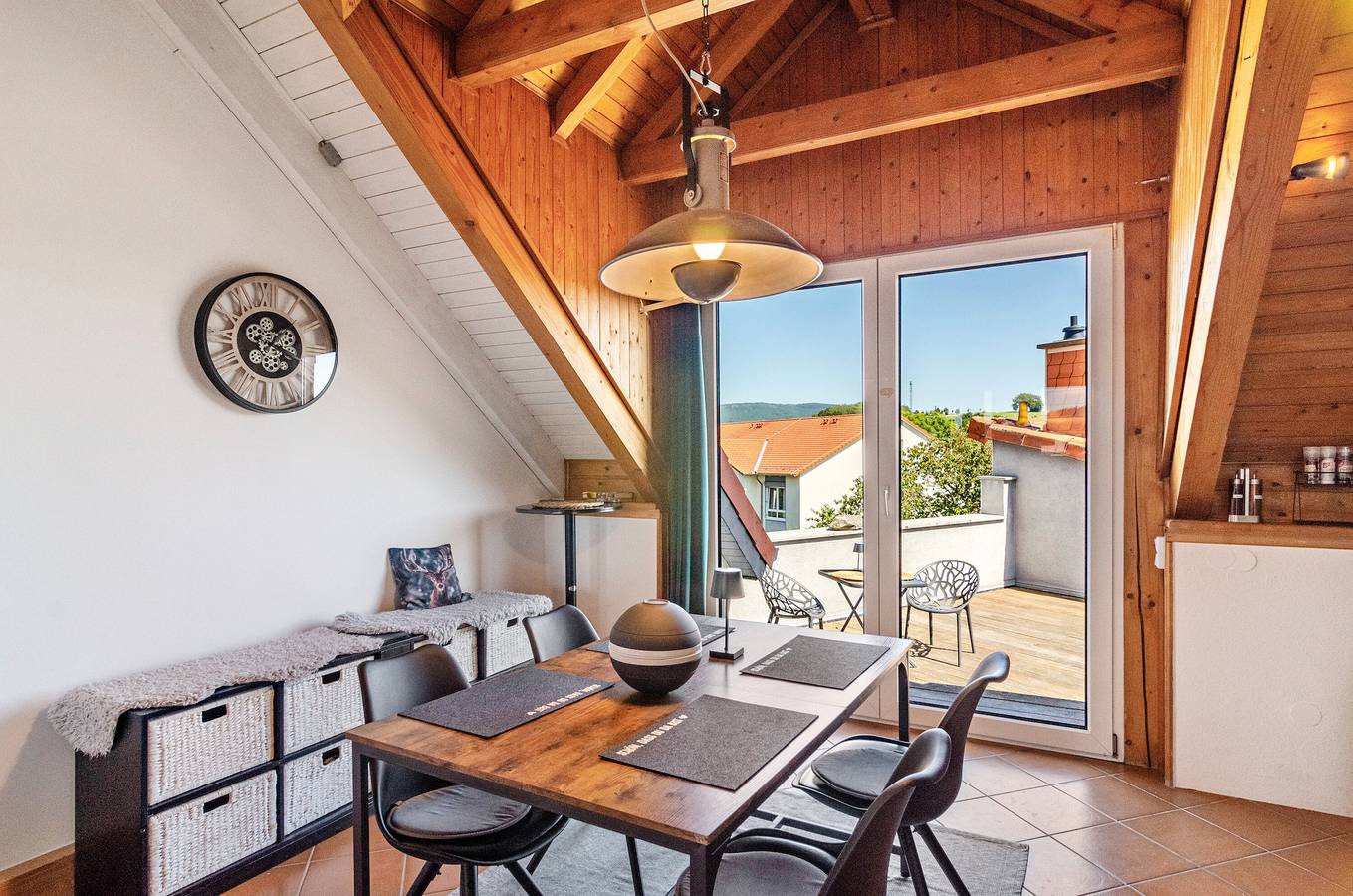 Ganze Wohnung, Apartment 'Männerleben' mit privater Terrasse und Wlan in Niedersachswerfen, Harztor