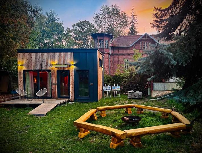 Gîte pour 5 personnes, avec Terrasse ainsi que Jardin et Vue à Brno