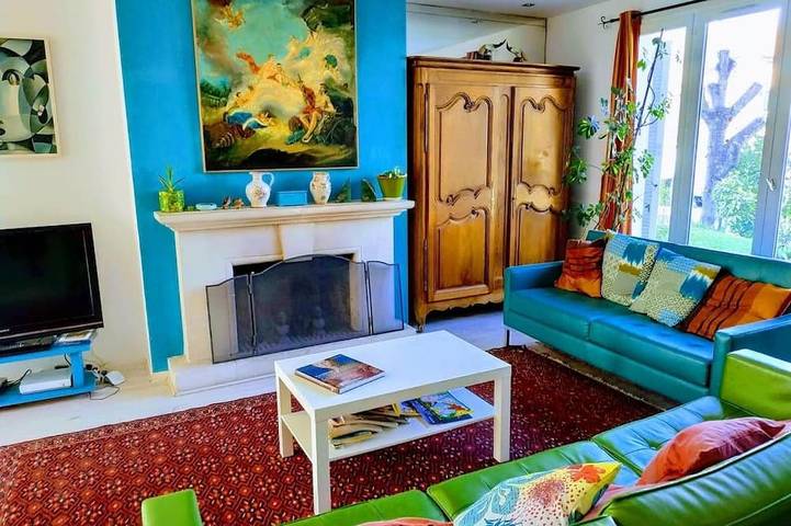 Maison de vacances pour 13 personnes, avec Terrasse et Jardin à Saint-Thibault-des-Vignes