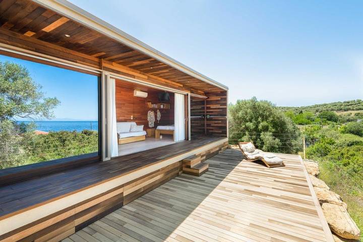 Bungalow für 4 Personen, mit Garten und Ausblick sowie Terrasse, mit Haustier in Chalkidiki - 2