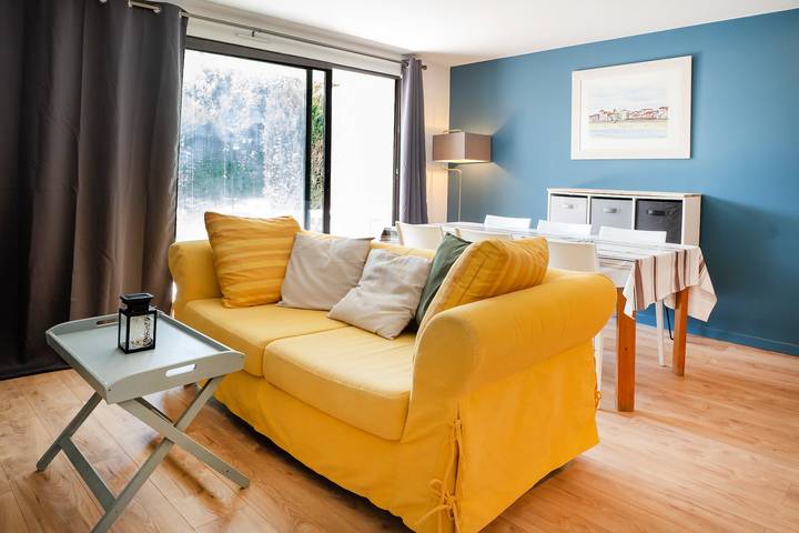 Apartamento para 4 personas, con Balcón y Jardín en San Juan de Luz