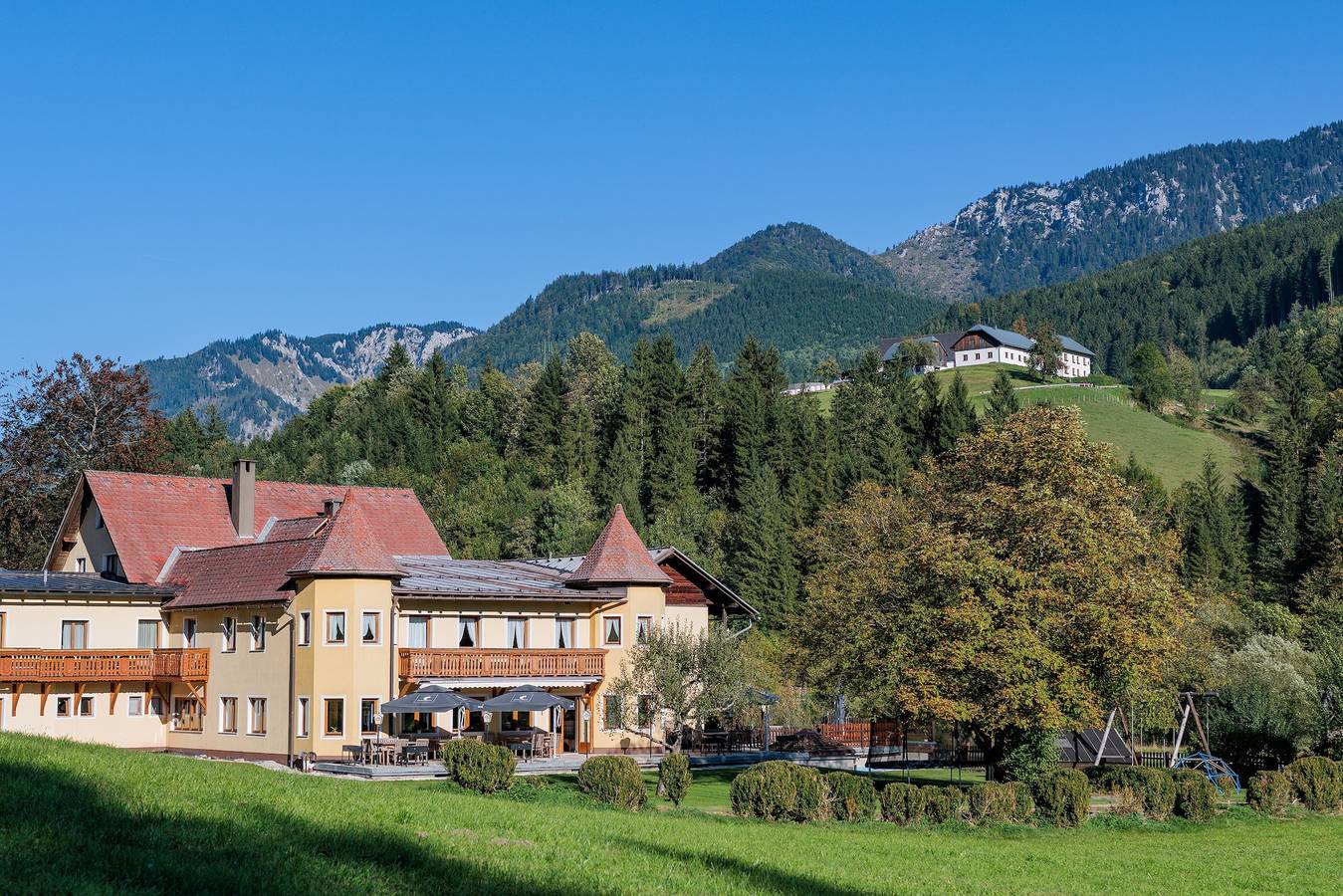 Hotel Waldesruh - Dürrensteinzimmer in Göstling an der Ybbs, Mostviertel