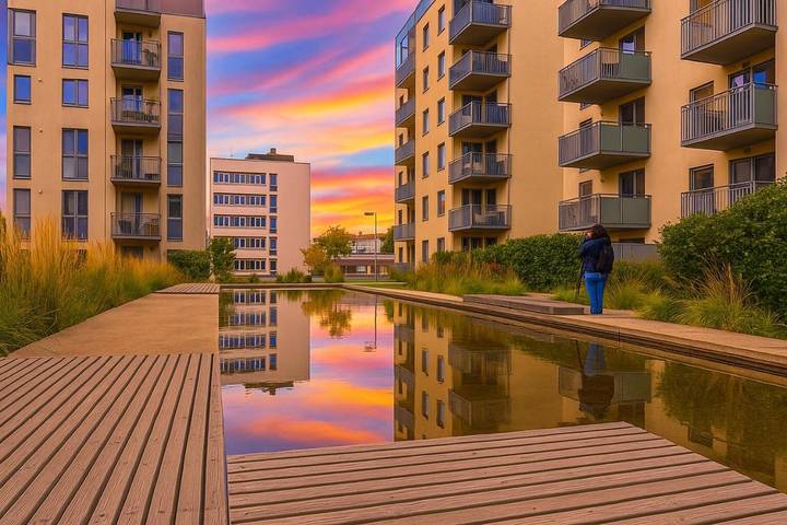 Ferienwohnung für 4 Personen, mit Garten und Ausblick, mit Haustier in Oslo