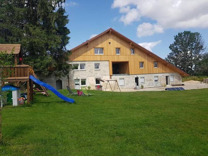 Gîte pour 4 personnes, avec jardin et vue, animaux acceptés dans Passonfontaine