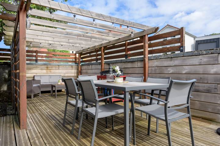 Chalet "La Petite Chaumière" con vista montagna, terrazza privata e Wi-Fi in Saint-Maurice-sur-Moselle, Épinal e dintorni