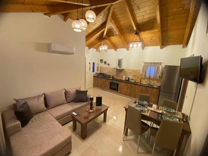 Location de vacances pour 4 personnes, avec terrasse dans Άσος