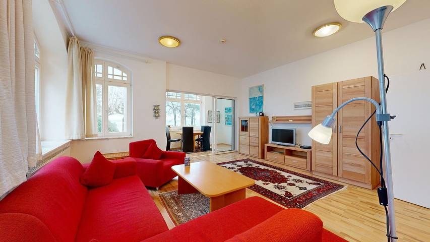Ferienwohnung für 4 Personen, mit Garten und Sauna in Binz - 2