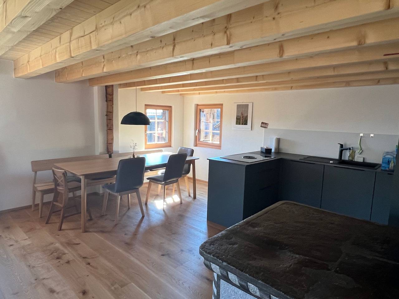 Geheel vakantieappartement, Ferienwohnung Steirufina renoviert mit viel Charme in Bellwald, Goms