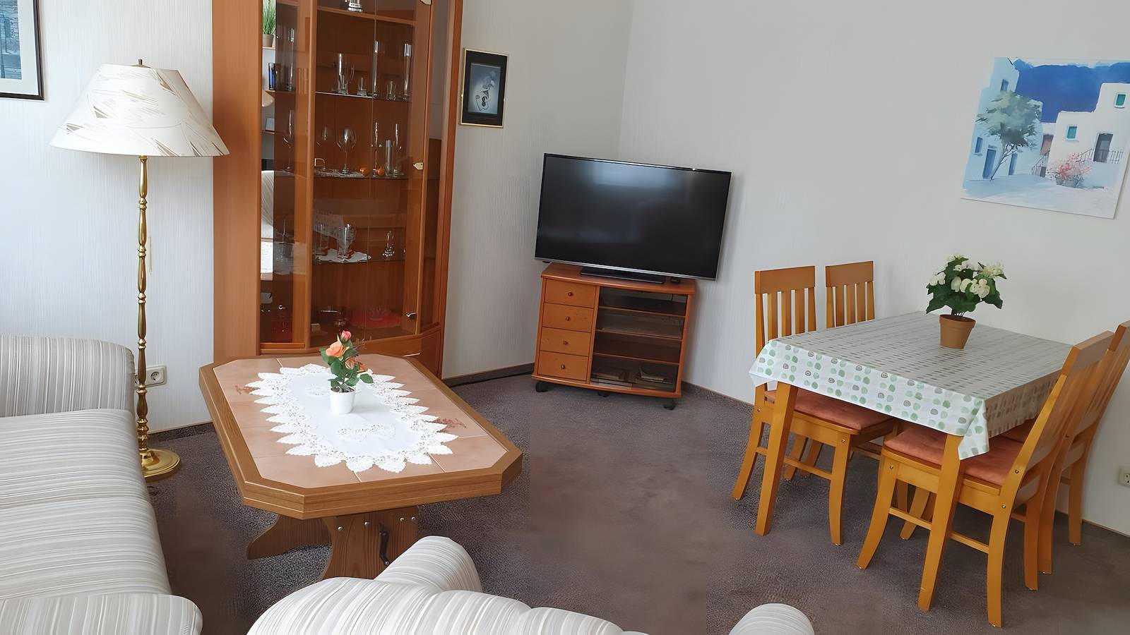 Ganze Wohnung, Apartment „Für 2 Personen, 45 m²“ mit privater Terrasse und Wlan in Bad Wilsnack, Prignitz