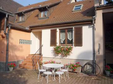 Gîte pour 4 personnes, animaux acceptés à Ammerschwihr