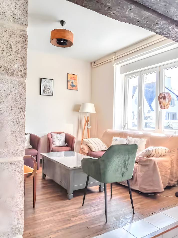 Maison de vacances 'Gite De La Pointe De Men Meur -4 Ch' avec vue mer, terrasse privée et Wi-Fi in Guilvinec, Région de Quimper