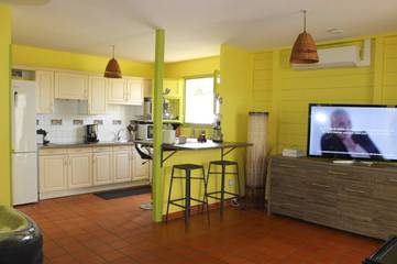 Maison de vacances pour 4 personnes, avec vue et jardin en Martinique