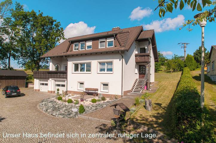 Ferienwohnung für 6 Personen, mit Balkon und Balkon/Terrasse sowie Garten im Frankenwald