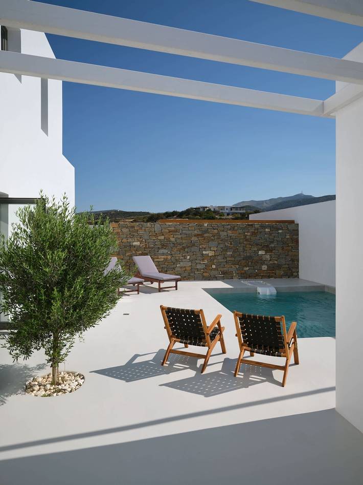 Gîte pour 6 personnes, avec Balcon ainsi que Terrasse et Jardin dans Aliki - 3