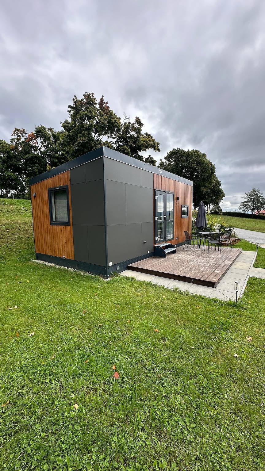 Tiny Home 'Laura' met bergzicht, wifi en airconditioning, foto 15